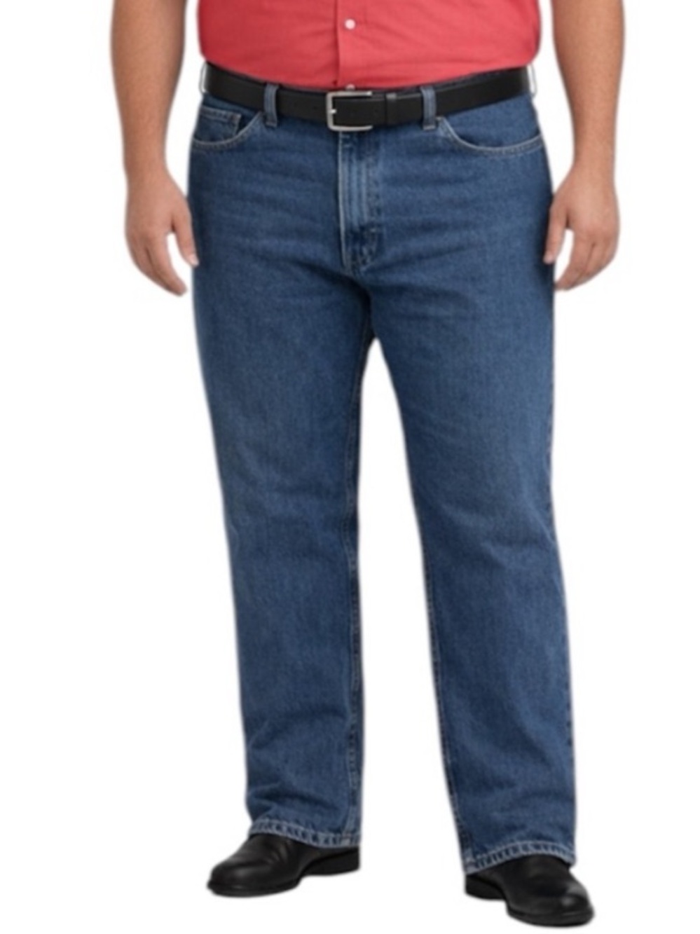 Wrangler Men's Straight-Leg Blue Jeans 5 pockets style Size 42”x30”